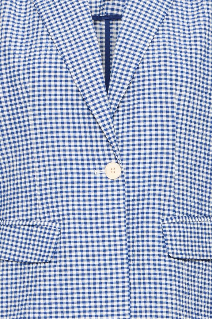 Ichi Jilma Blazer - Gingham Print