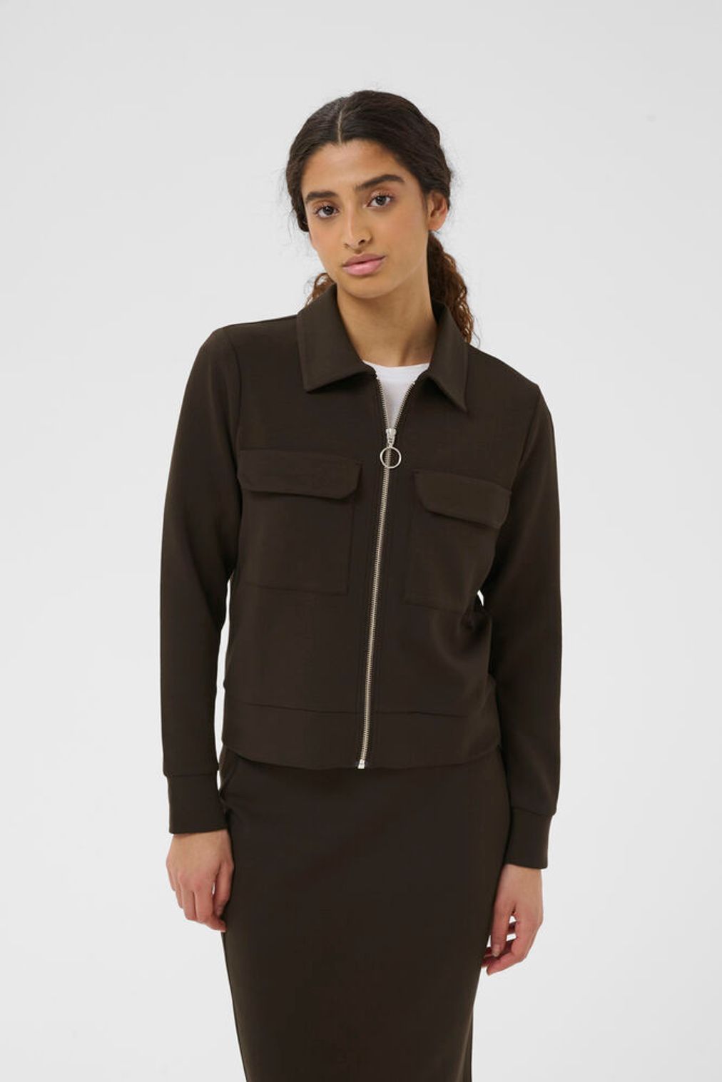 In Wear Beca Cardigan - Brown