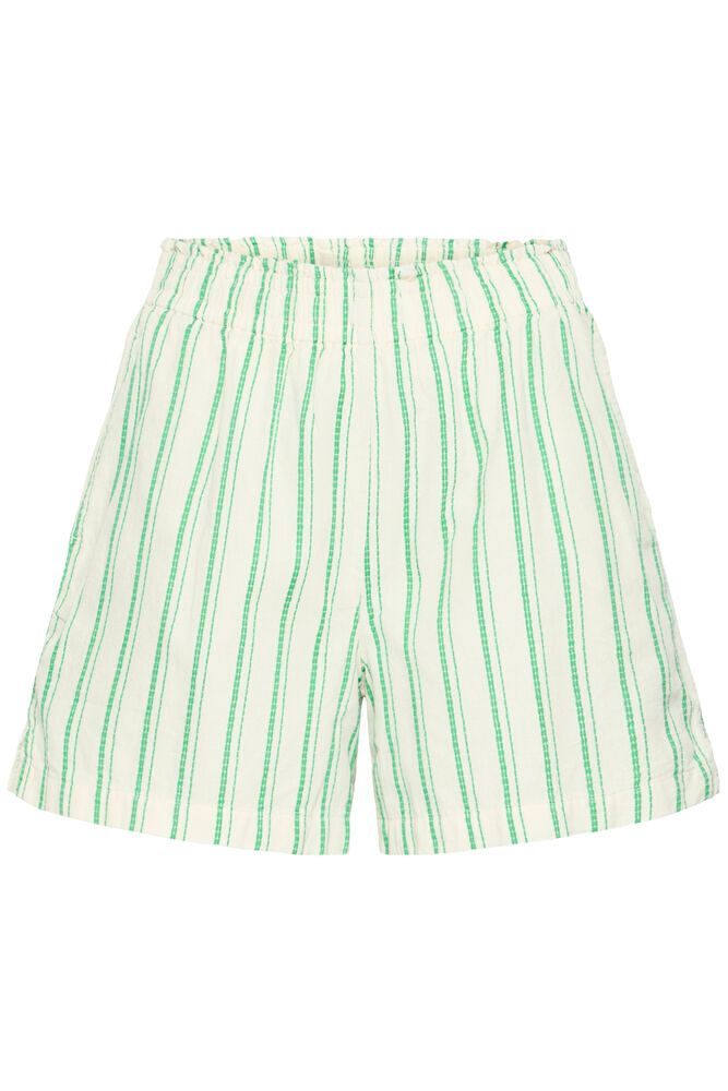 Ichi Jovil Stripe Shorts - Green