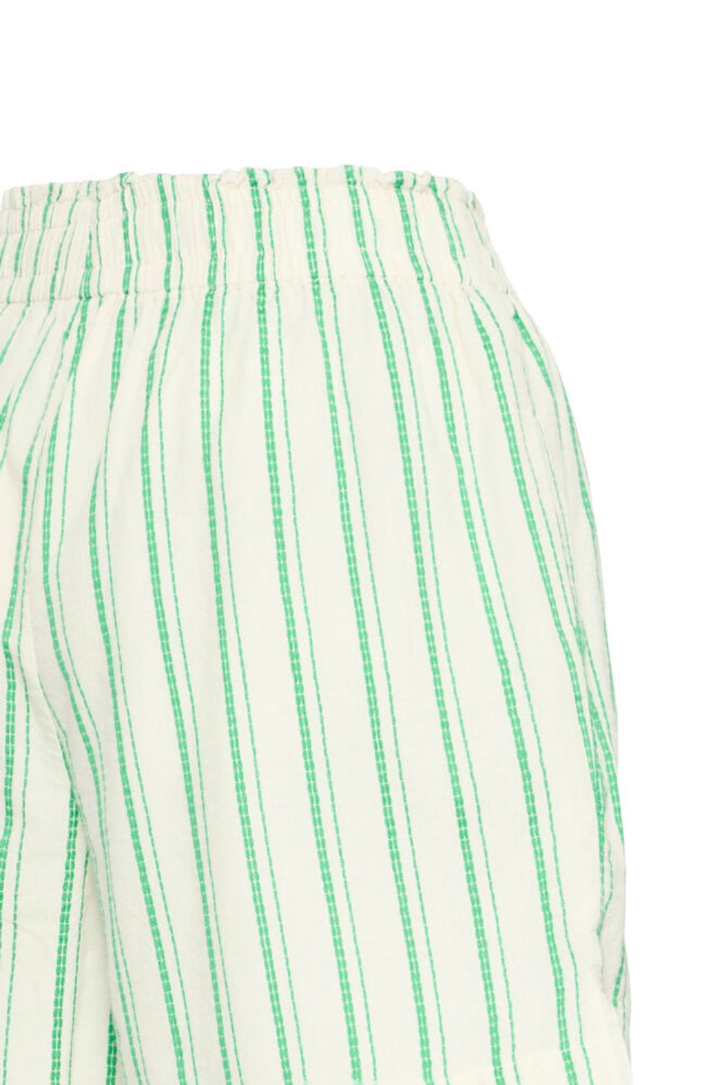 Ichi Jovil Stripe Shorts - Green
