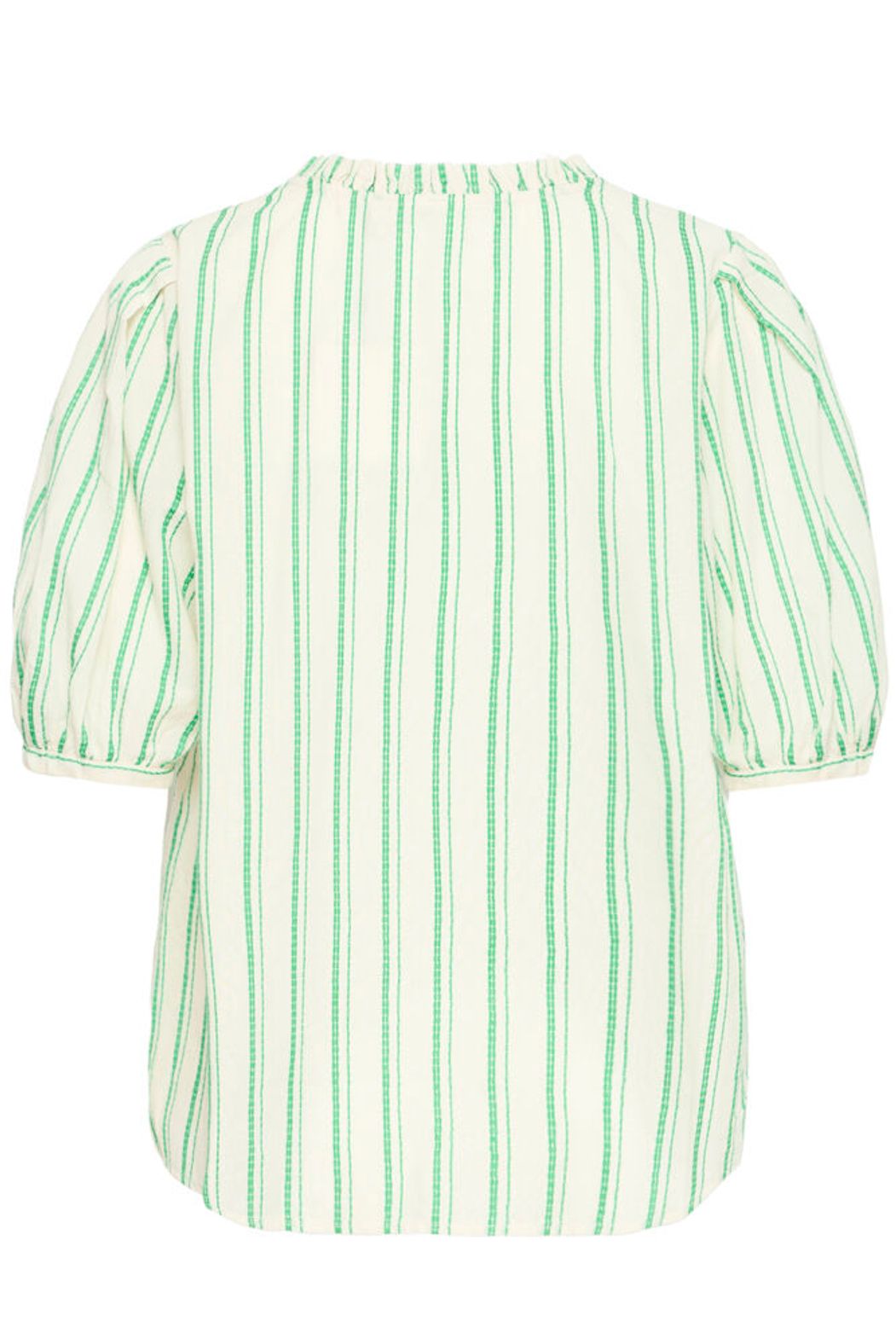 Ichi Jovil Striped Shirt - Green
