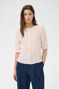 Part Two Azra Linen Shirt - Pink