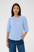 Part Two Azra Linen Shirt - Blue