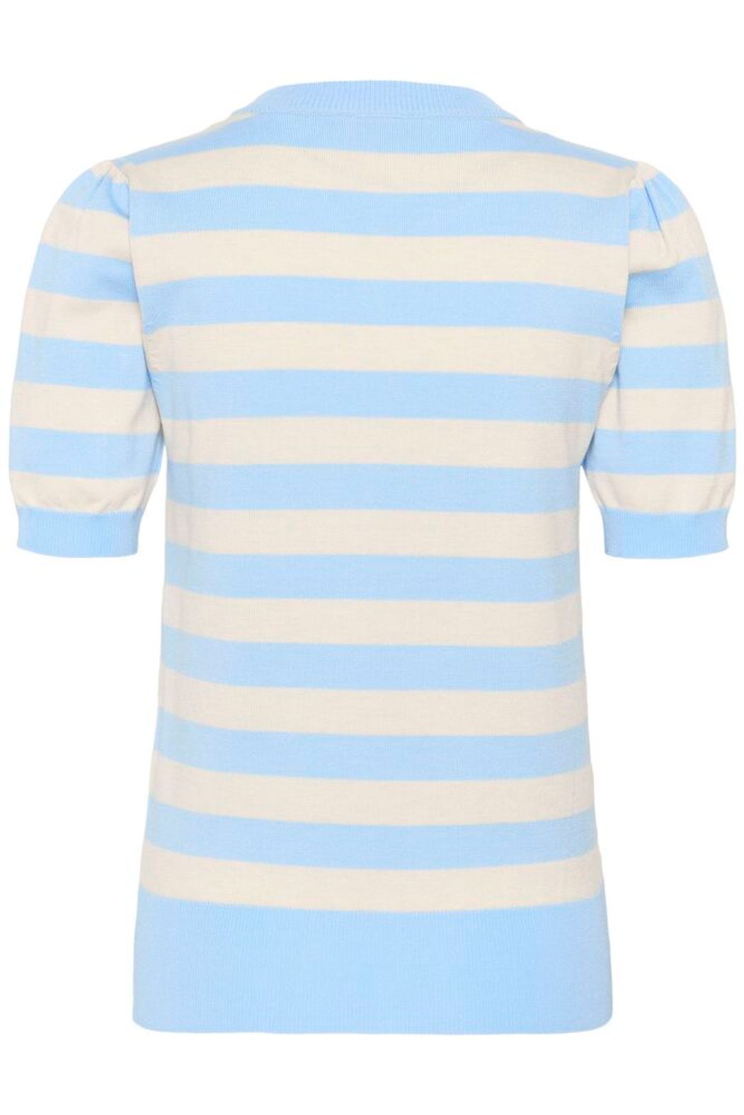 Saint Tropez Mila Jumper Short Sleeve Stripe - Blue
