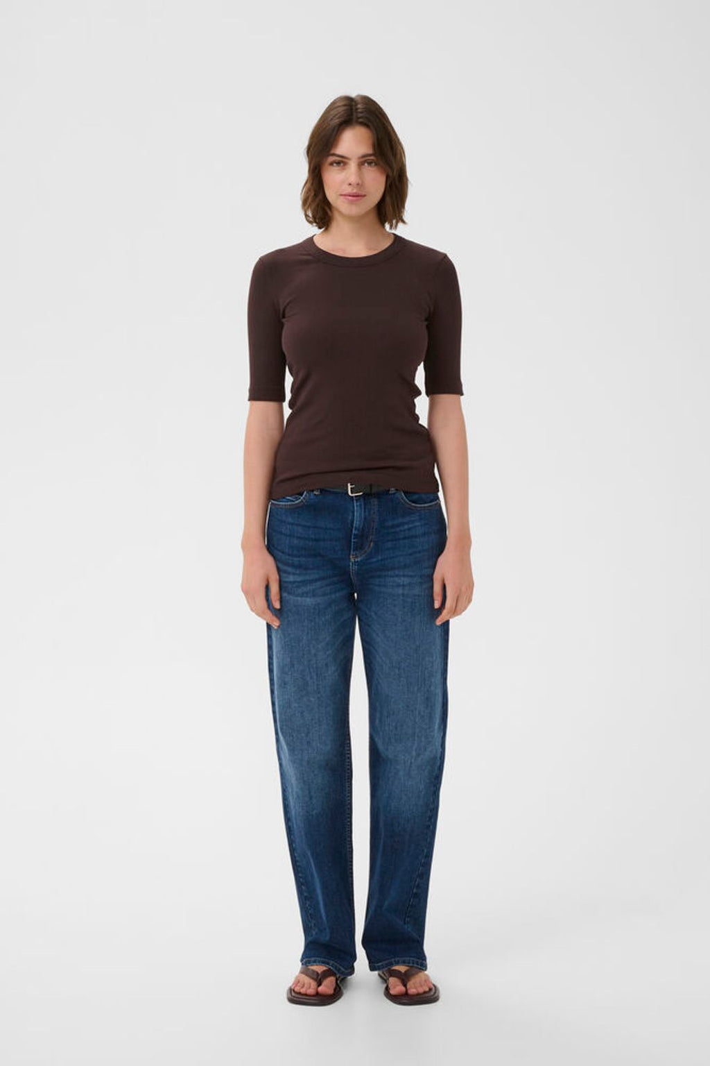 In Wear Dagna T- Shirt- Brown