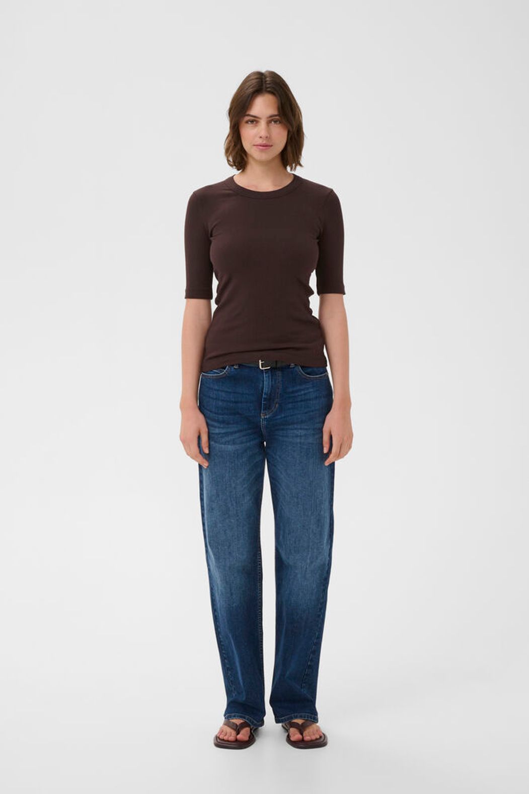 In Wear Dagna T- Shirt- Brown