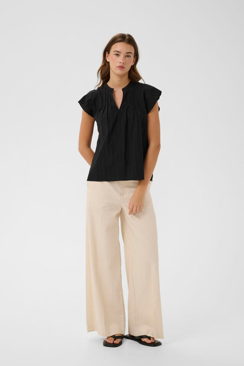 In Wear Roseville Blouse - Black