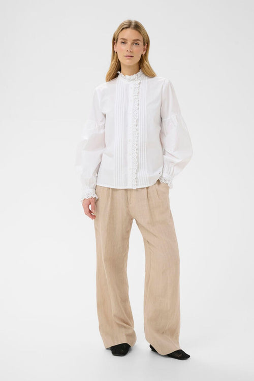 Part Two Anastasja Blouse - White
