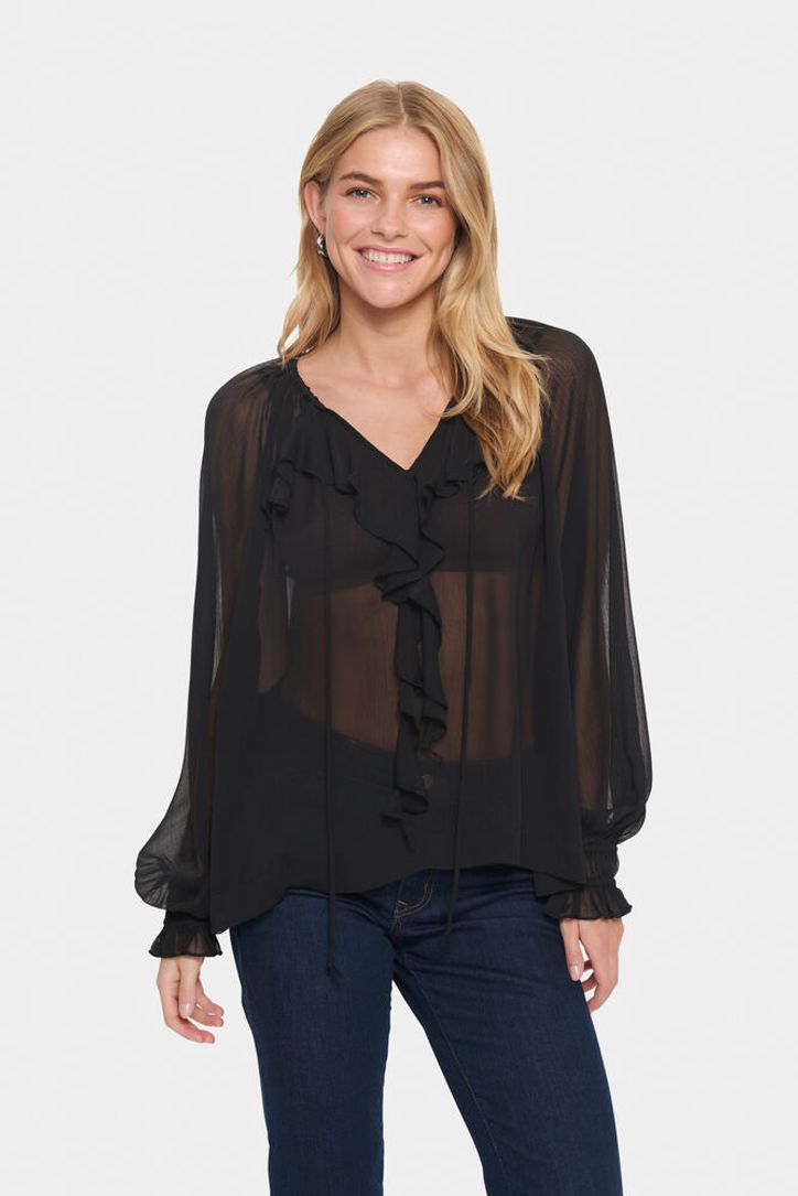 Saint Tropez Lazie Blouse - Black