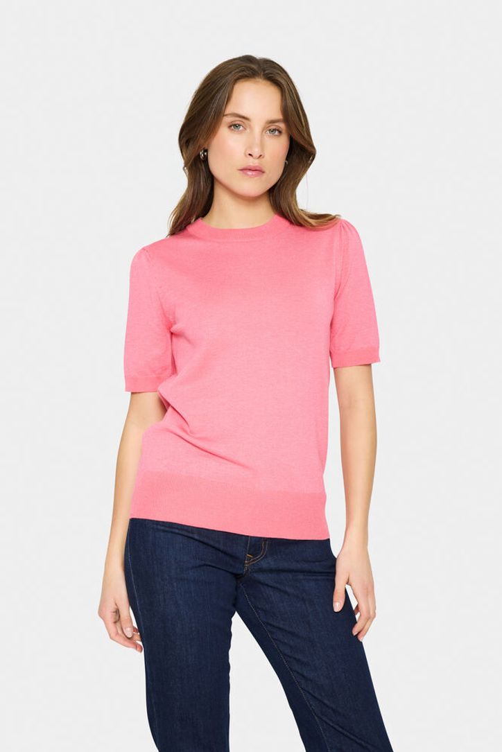 Saint Tropez Mila Jumper Short Sleeve - Pink
