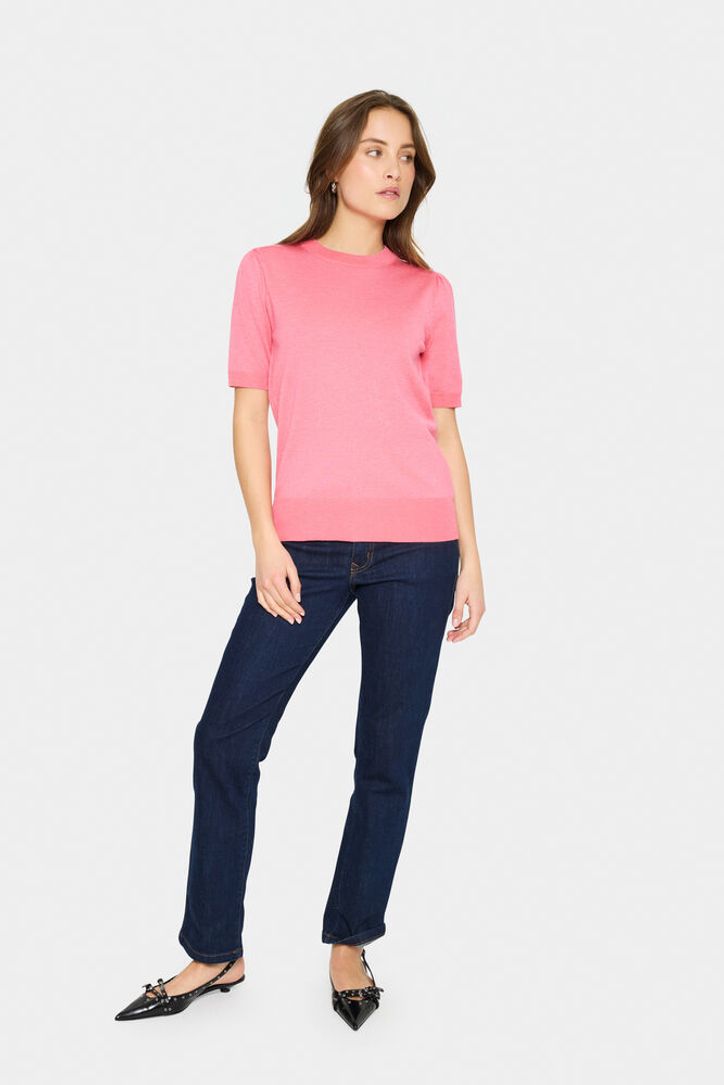 Saint Tropez Mila Jumper Short Sleeve - Pink