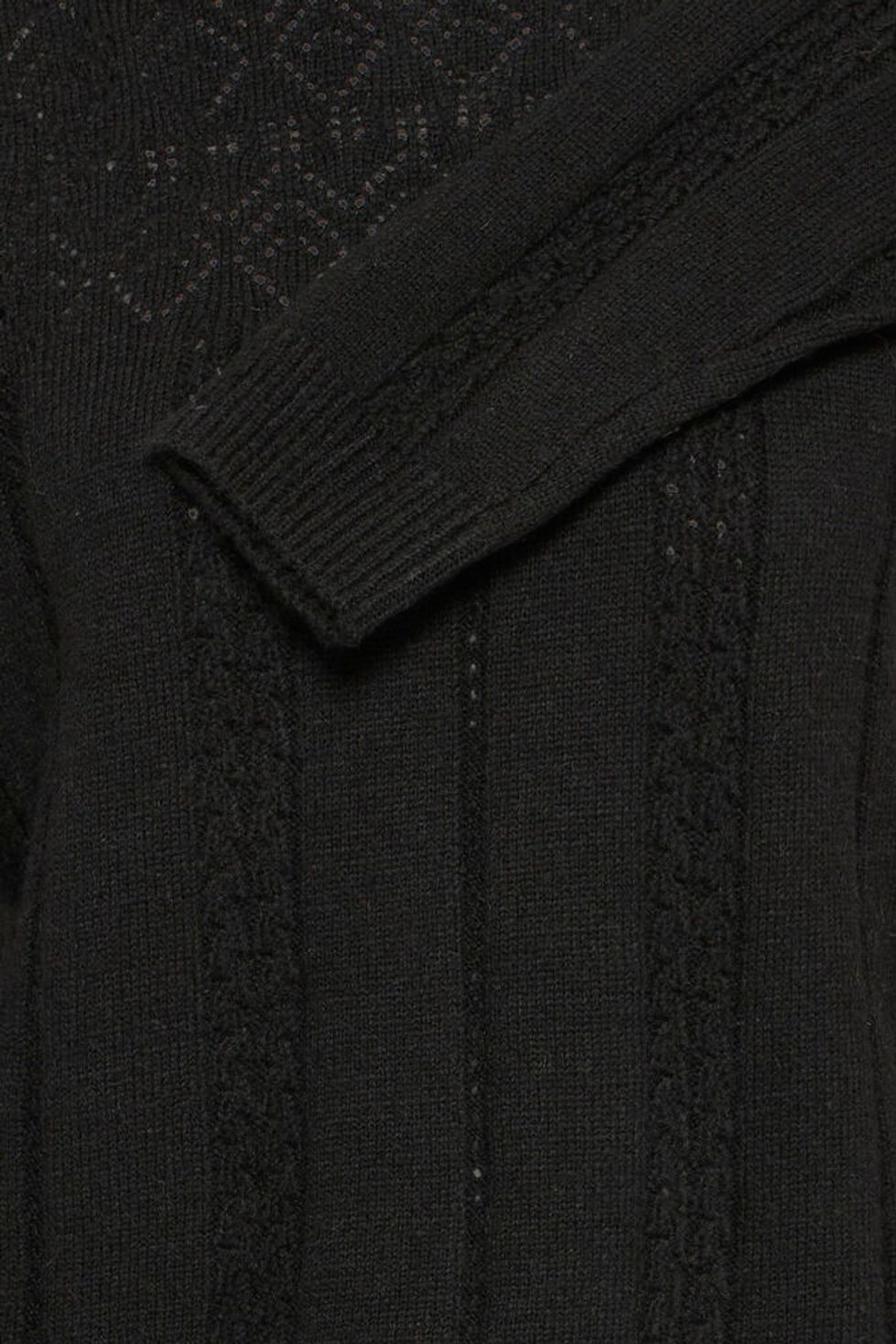 Ichi Povoke Knit Jumper - Black