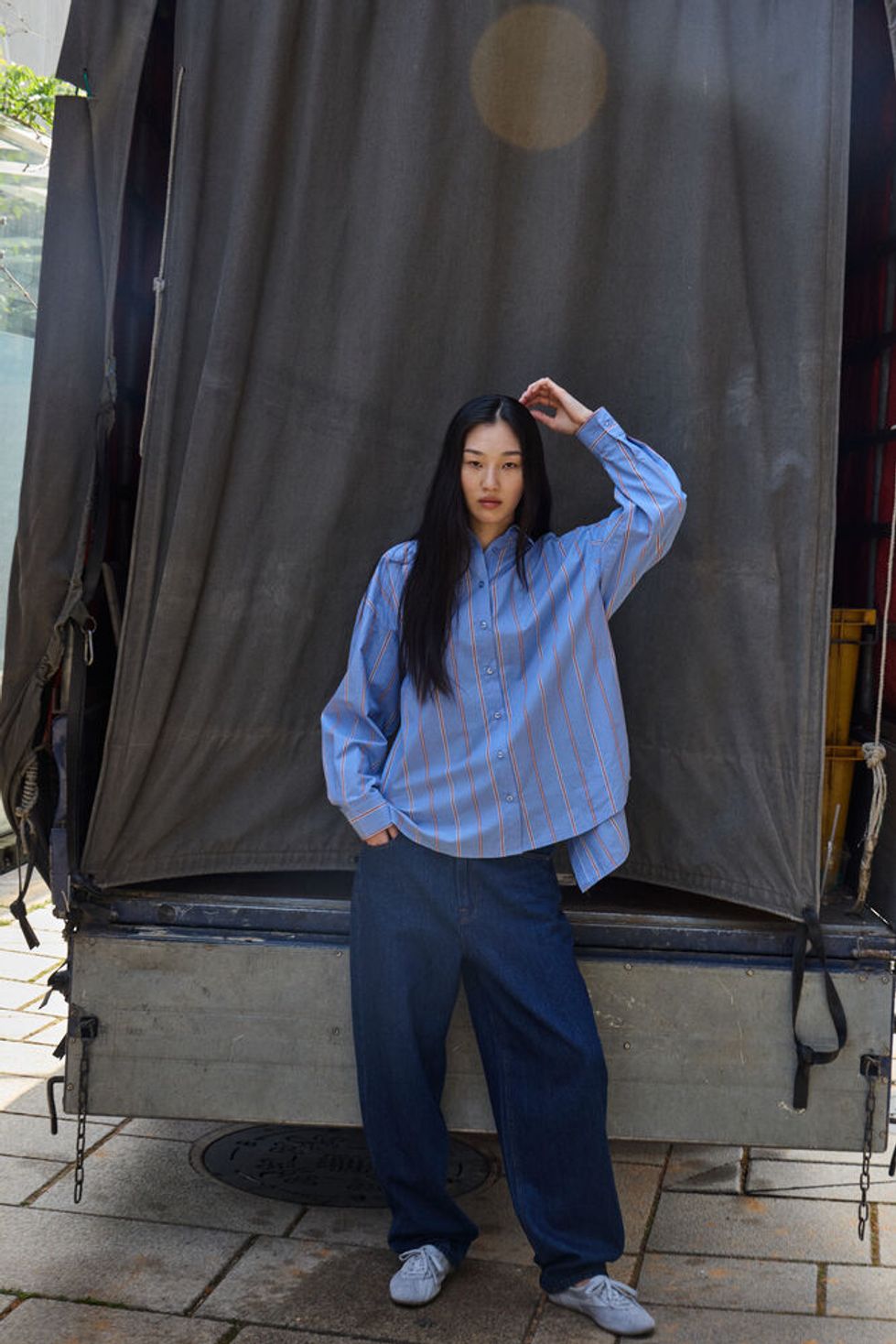 Ichi Sadia Striped Shirt