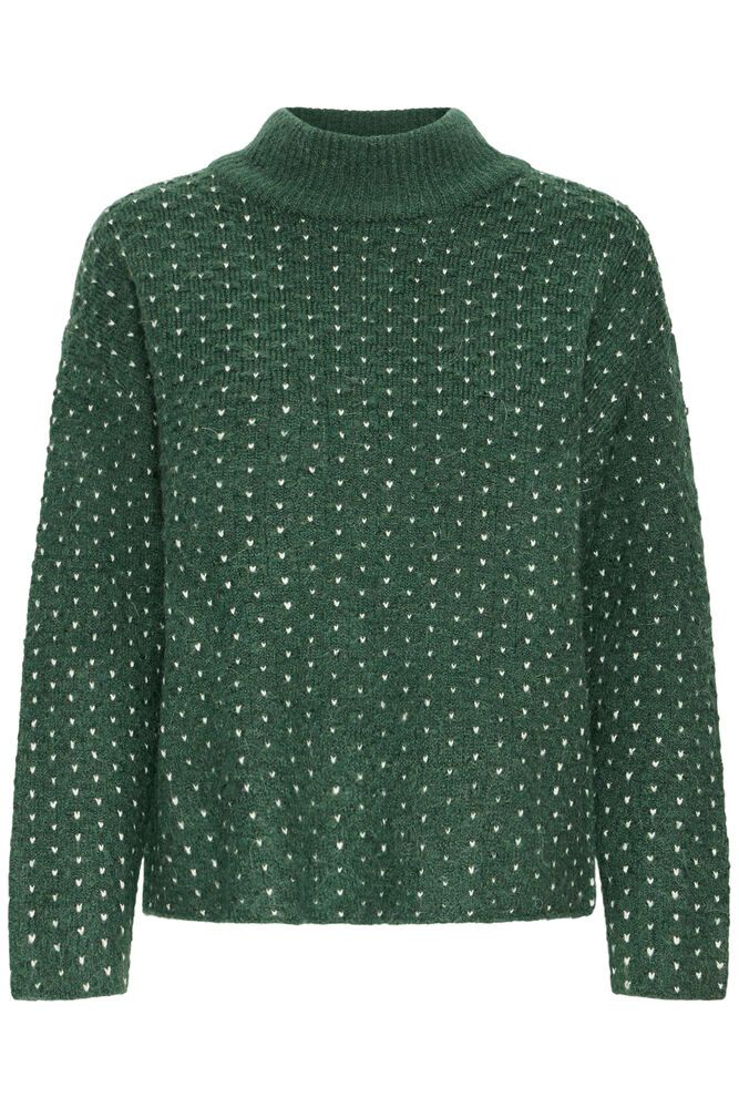 Ichi Kamara Dot Jumper - Green