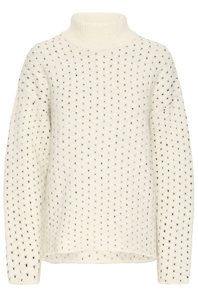 Ichi Kamara Dot Jumper - White