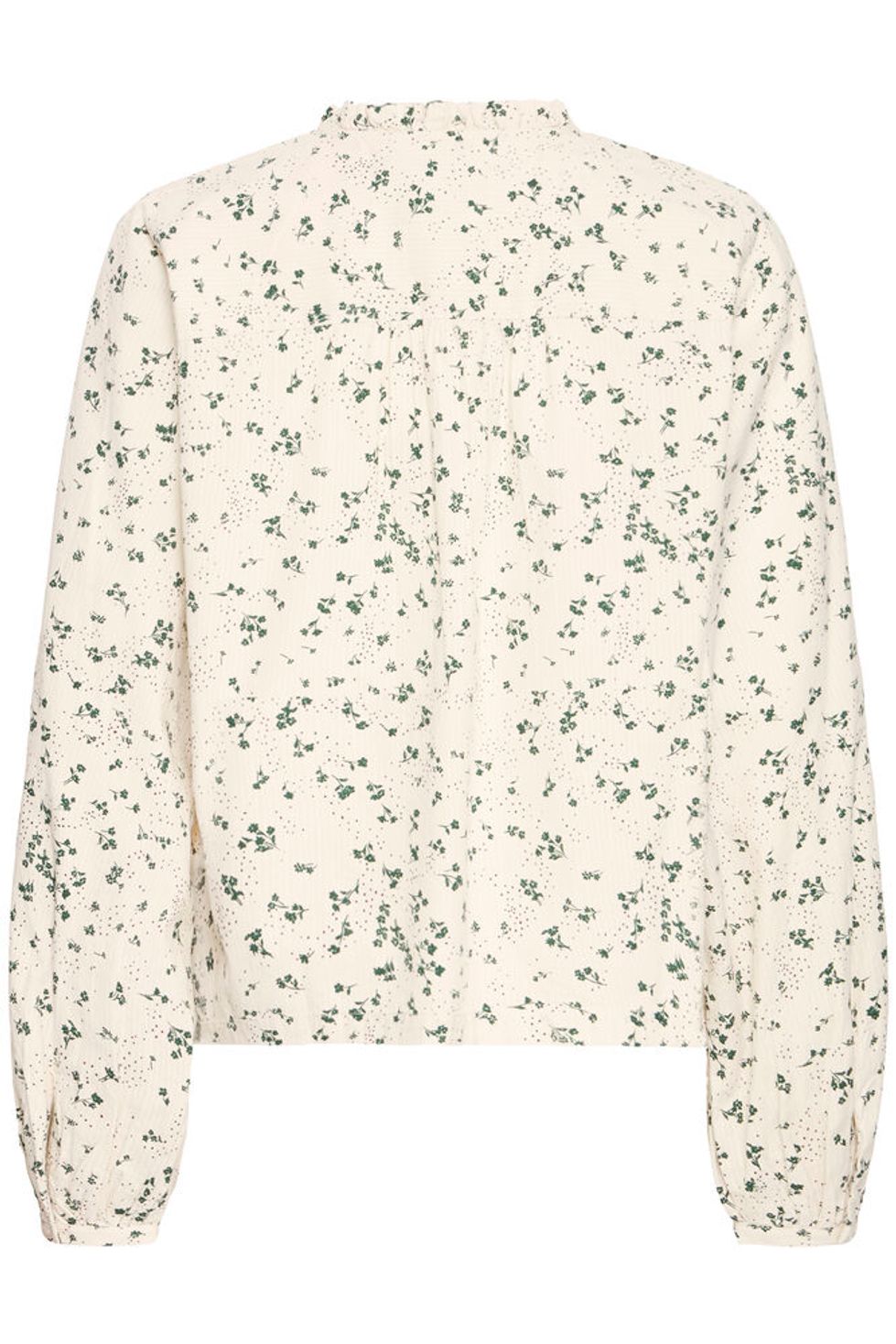 Ichi Lanora Floral Blouse - Green