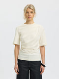 Selected Taj Twist Tee - Snow