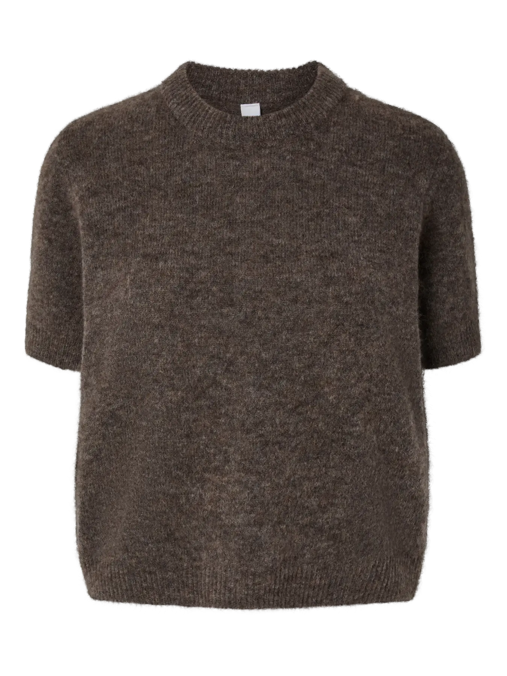 YAS Johi Short Sleeve Knit - Fossil