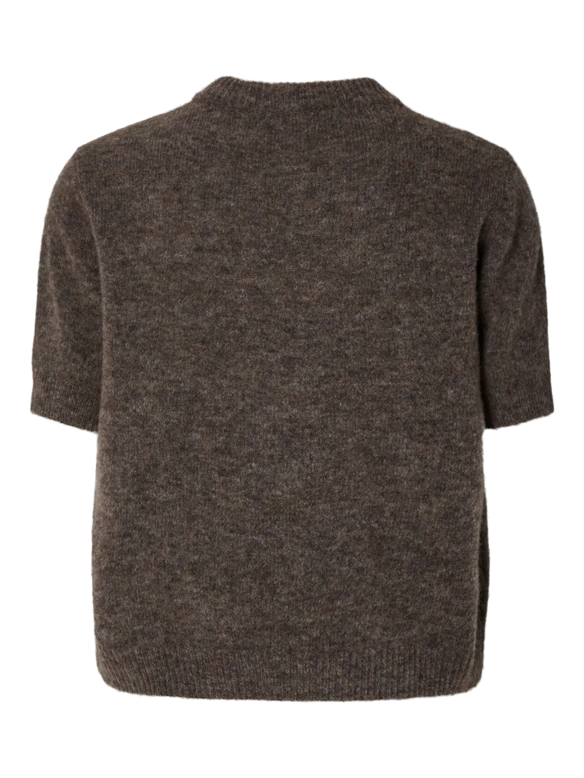 YAS Johi Short Sleeve Knit - Fossil