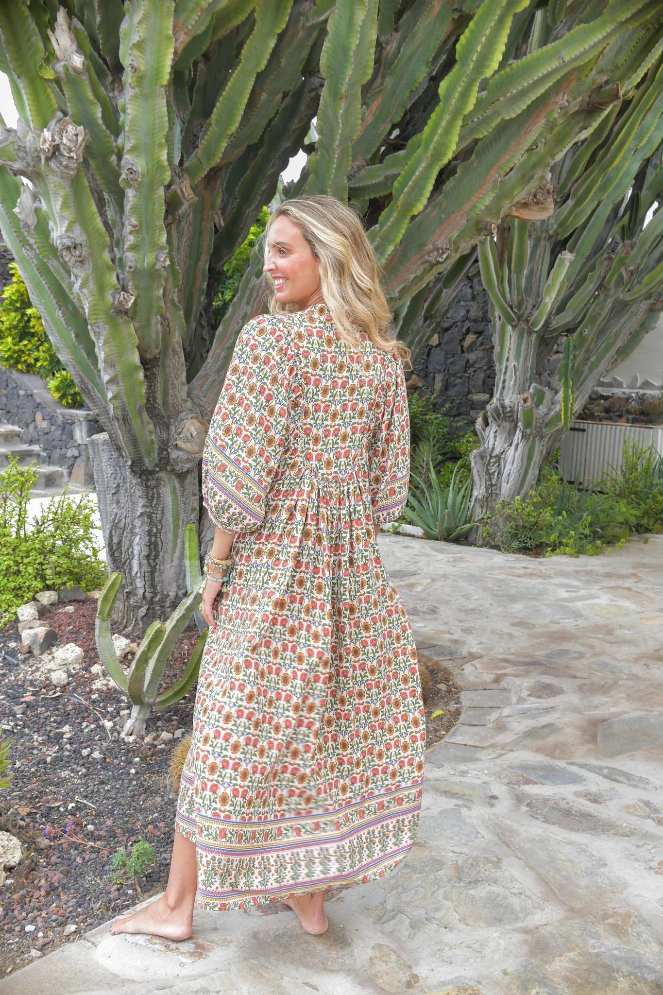 Jaase Boheme Midi Dress - Harlowe Print