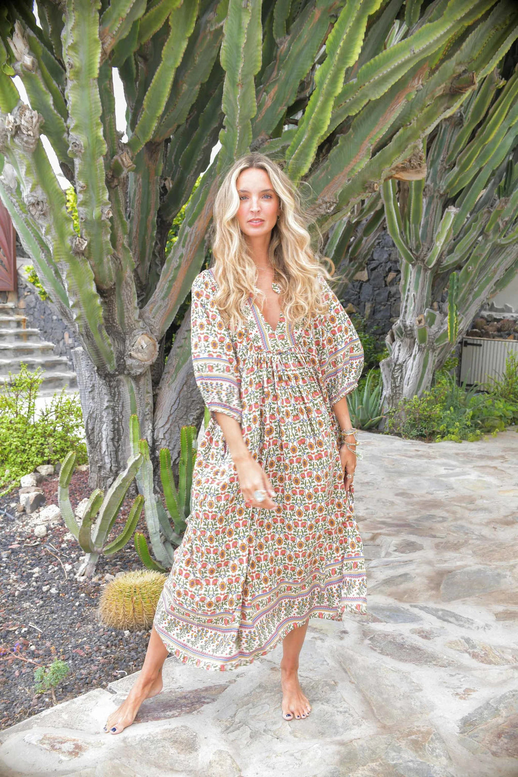 Jaase Boheme Midi Dress - Harlowe Print