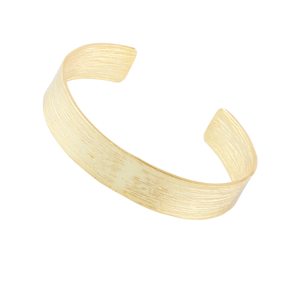 Ashiana Aphrodite Brushed Bangle - Gold