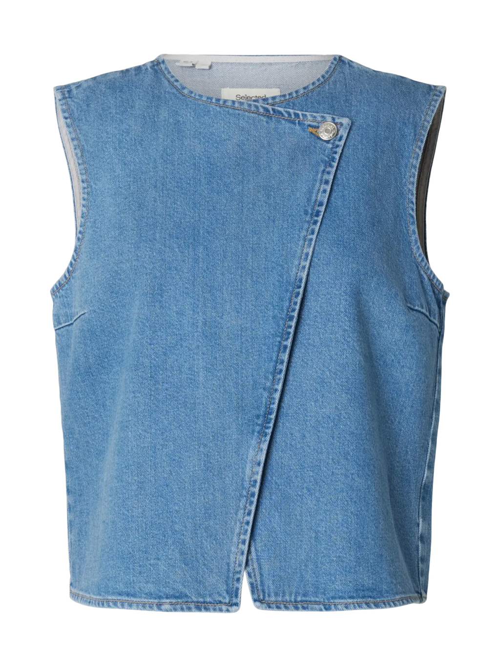 Selected Vida Denim Waistcoat