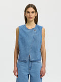 Selected Vida Denim Waistcoat