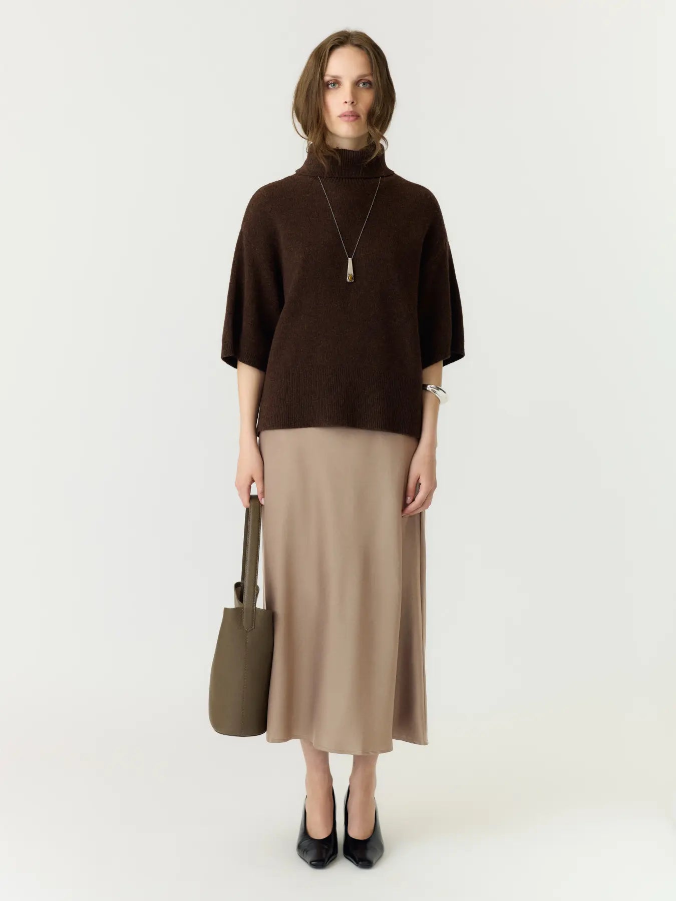 YAS Pella Midi Skirt - Fungi
