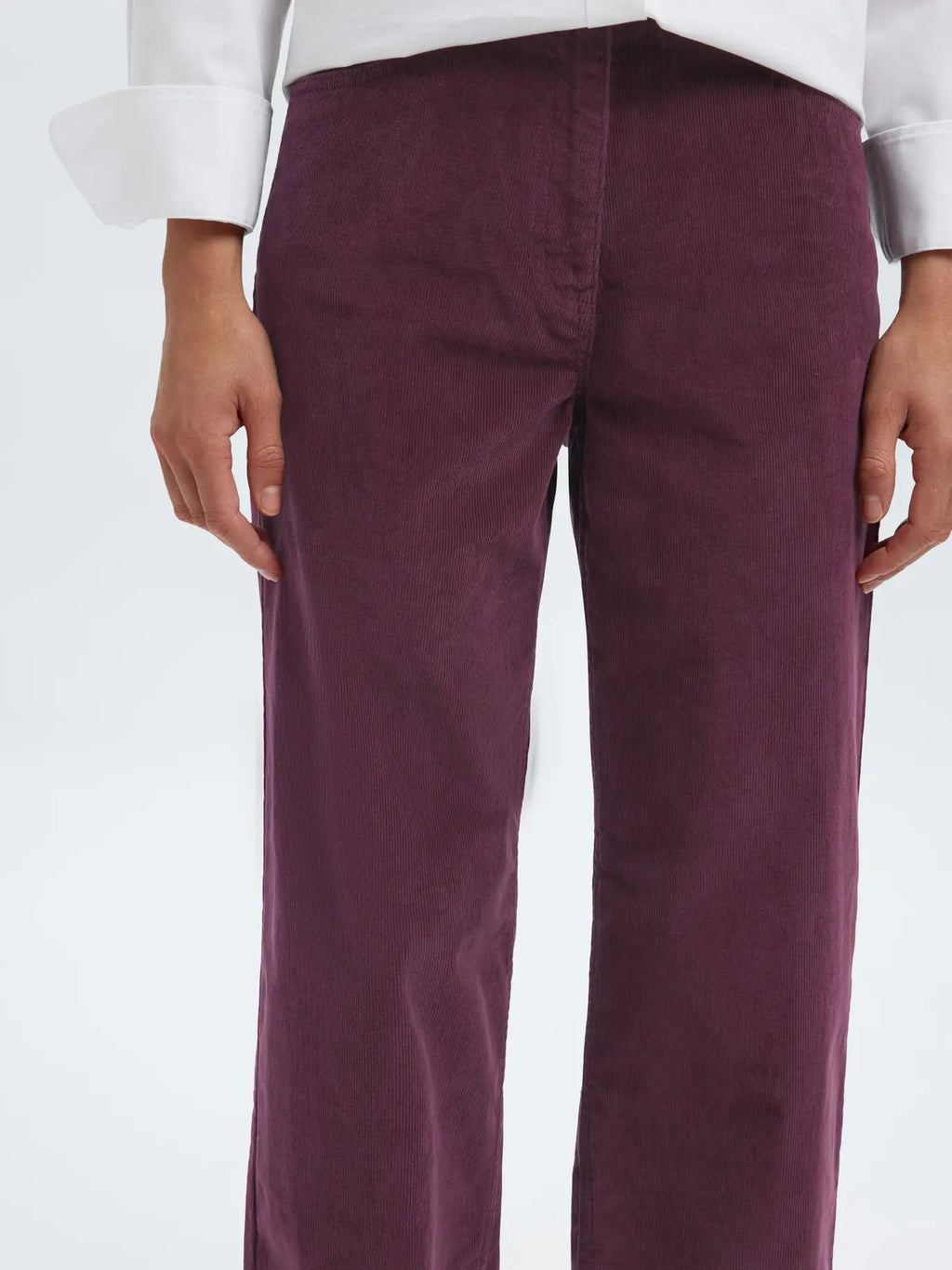 Selected Femme Wide Runa Cord Pant - Fig
