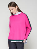 Vilagallo Wool Stripe Jumper - Pink