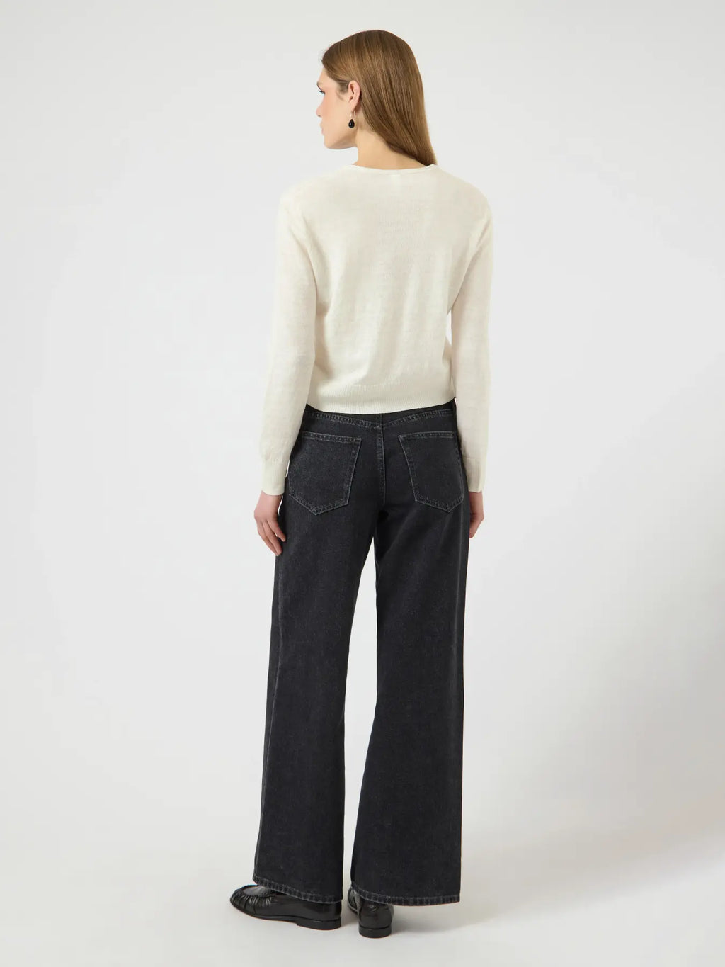 YAS Linnea Knit Cardigan - White