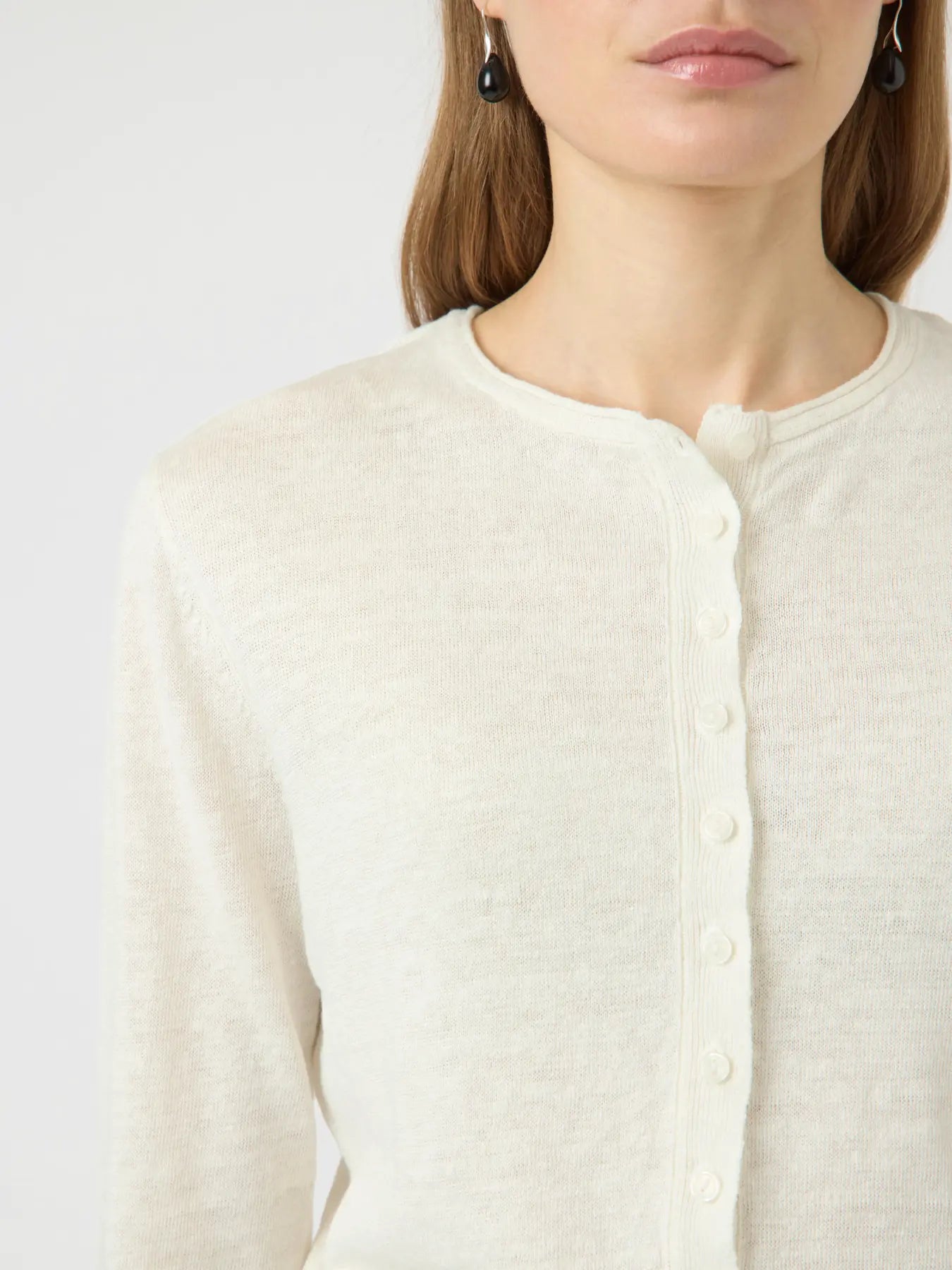 YAS Linnea Knit Cardigan - White