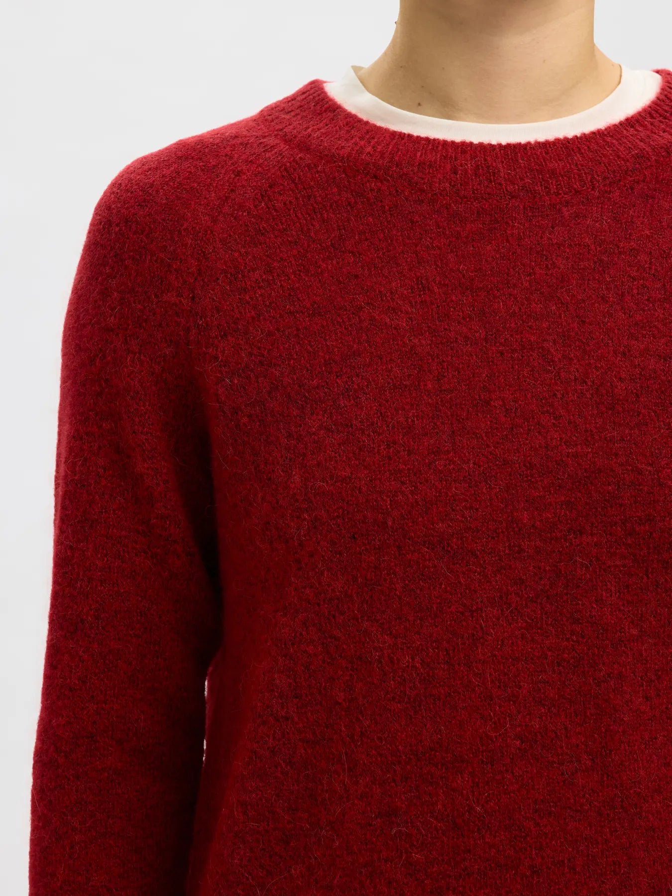 Selected Femme Lulu Jumper - Red
