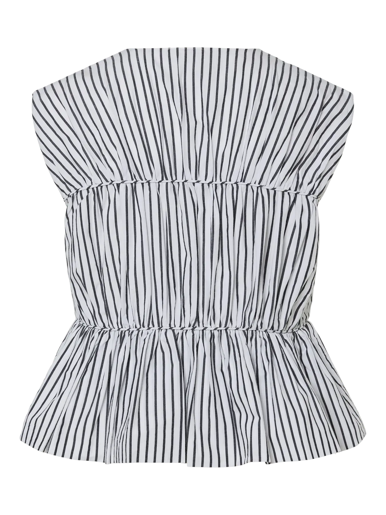 YAS Ebba Stripe Blouse - White