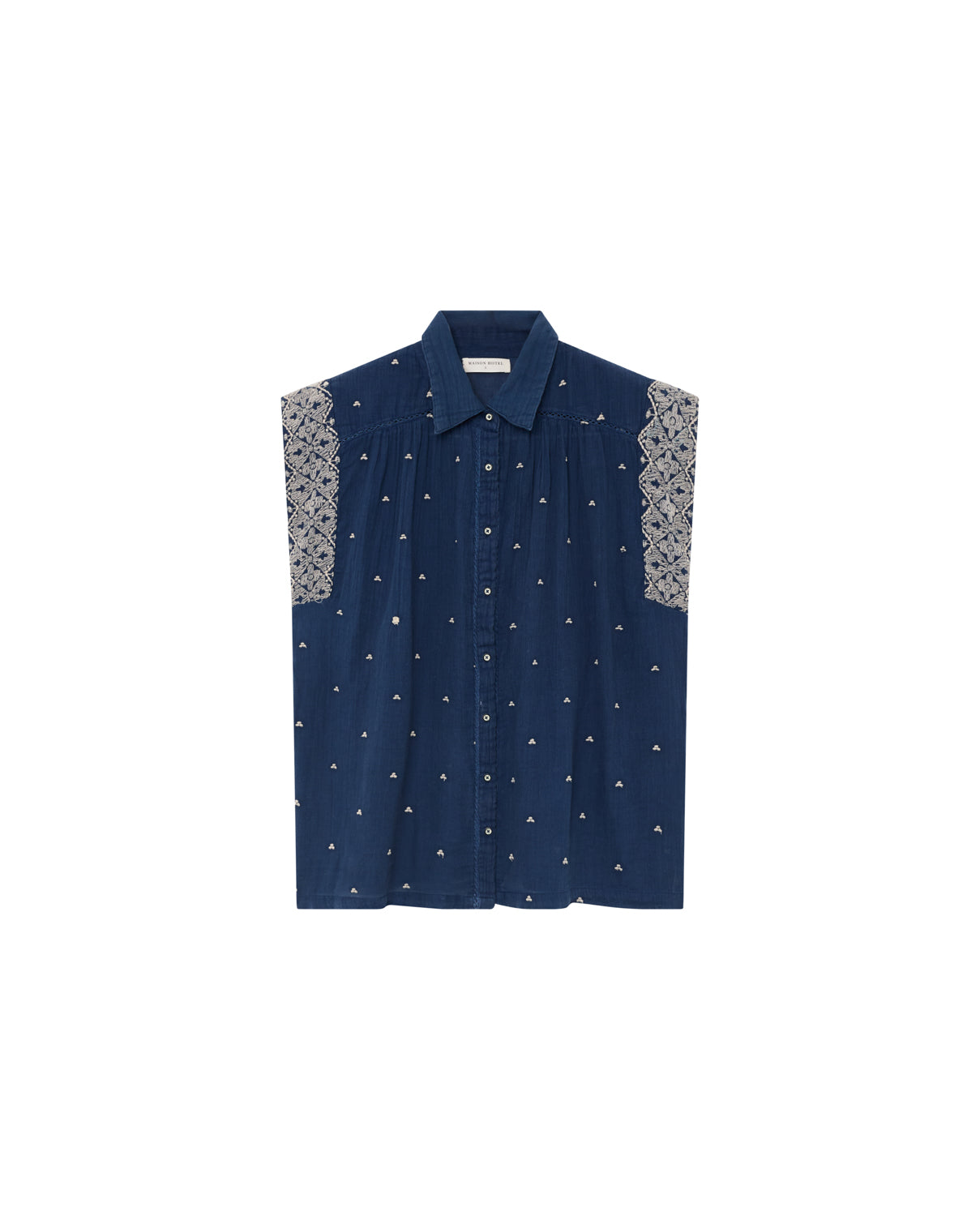 Maison Hotel Karina Shirt - Navy