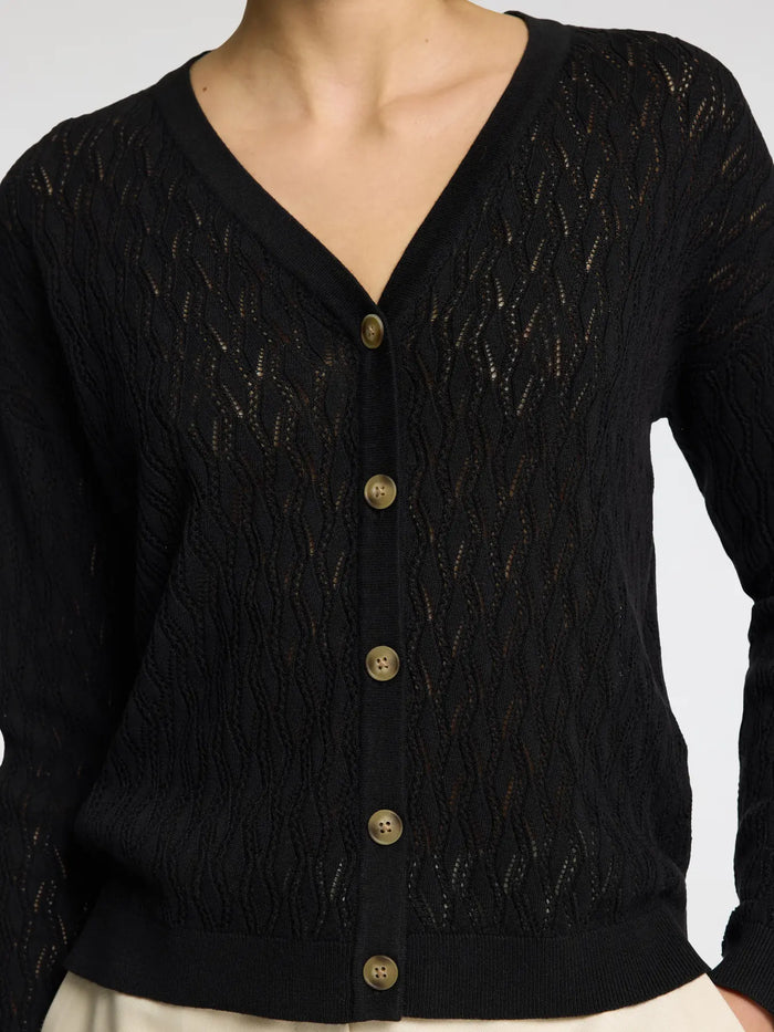 Selected Femme Fagny Knit Cardigan - Black