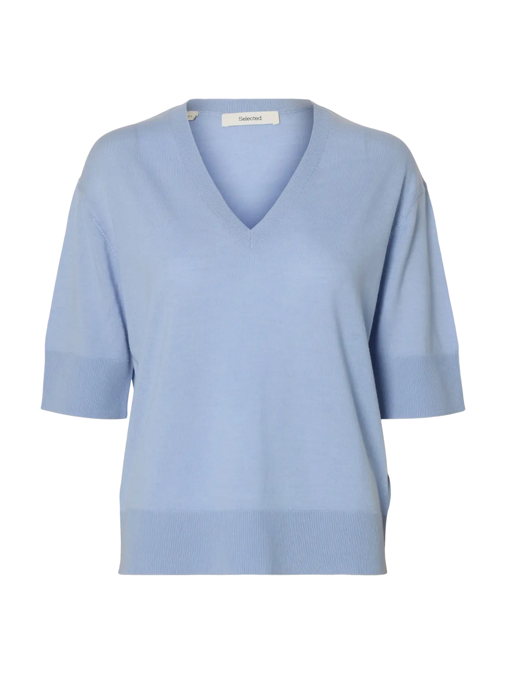 Selected Femme Thea Knit - Cashmere Blue