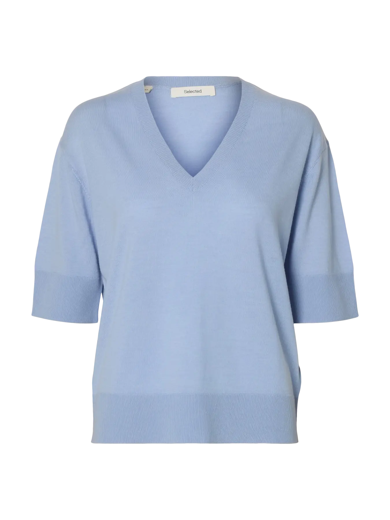 Selected Femme Thea Knit - Cashmere Blue