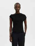 Selected Molly Top - Black