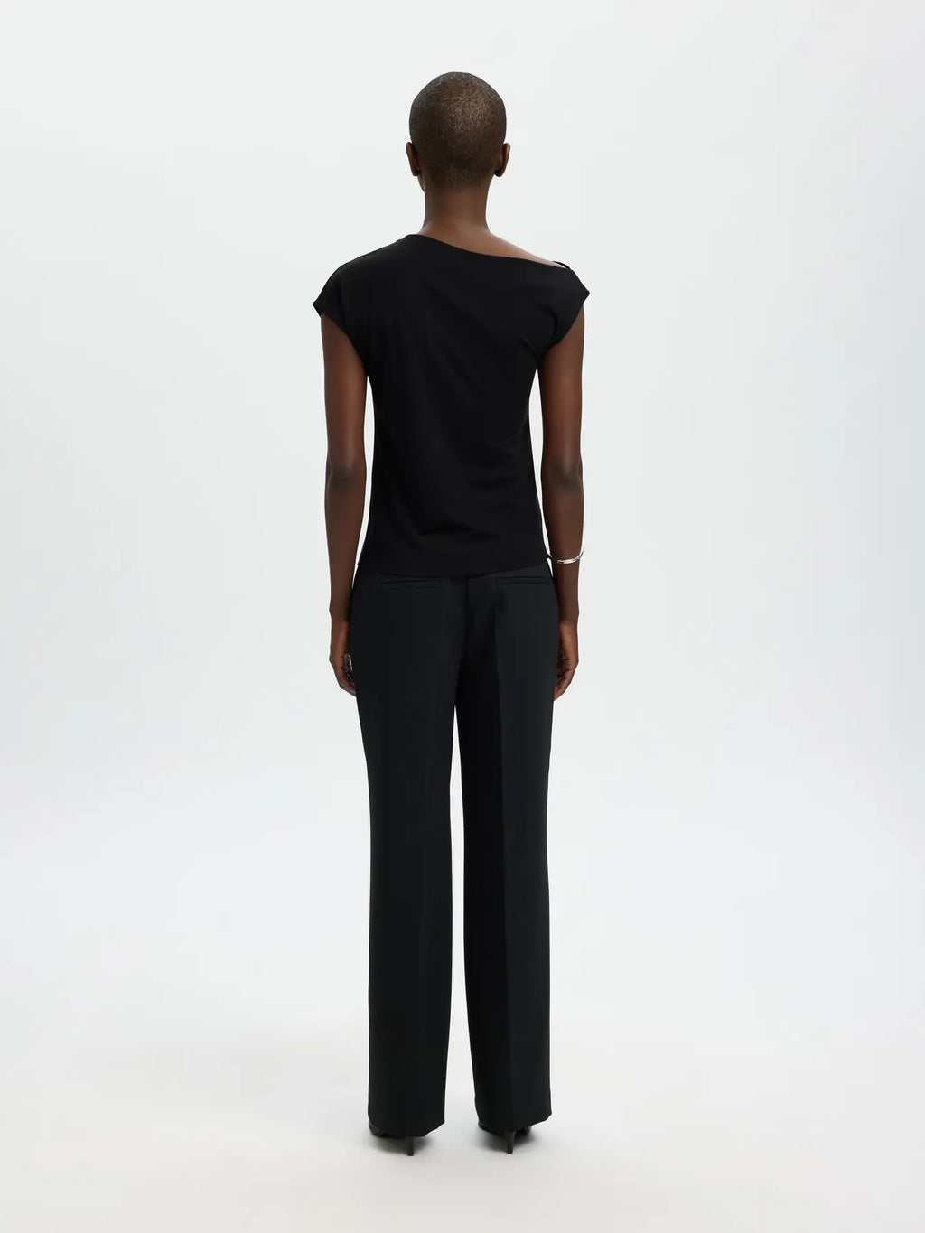 Selected Molly Top - Black