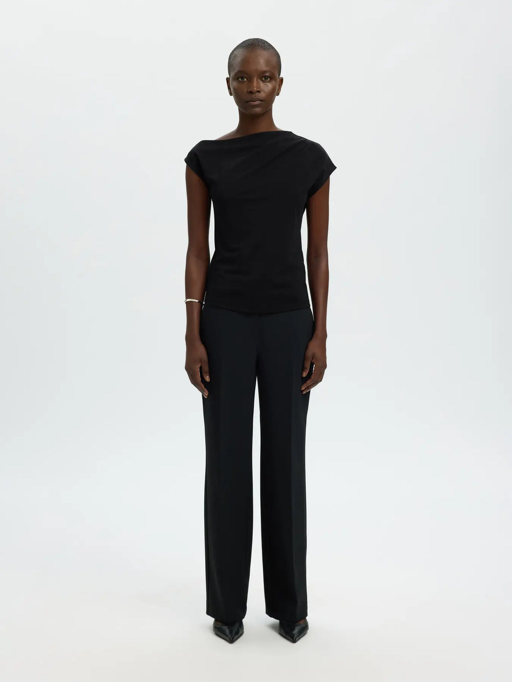 Selected Molly Top - Black