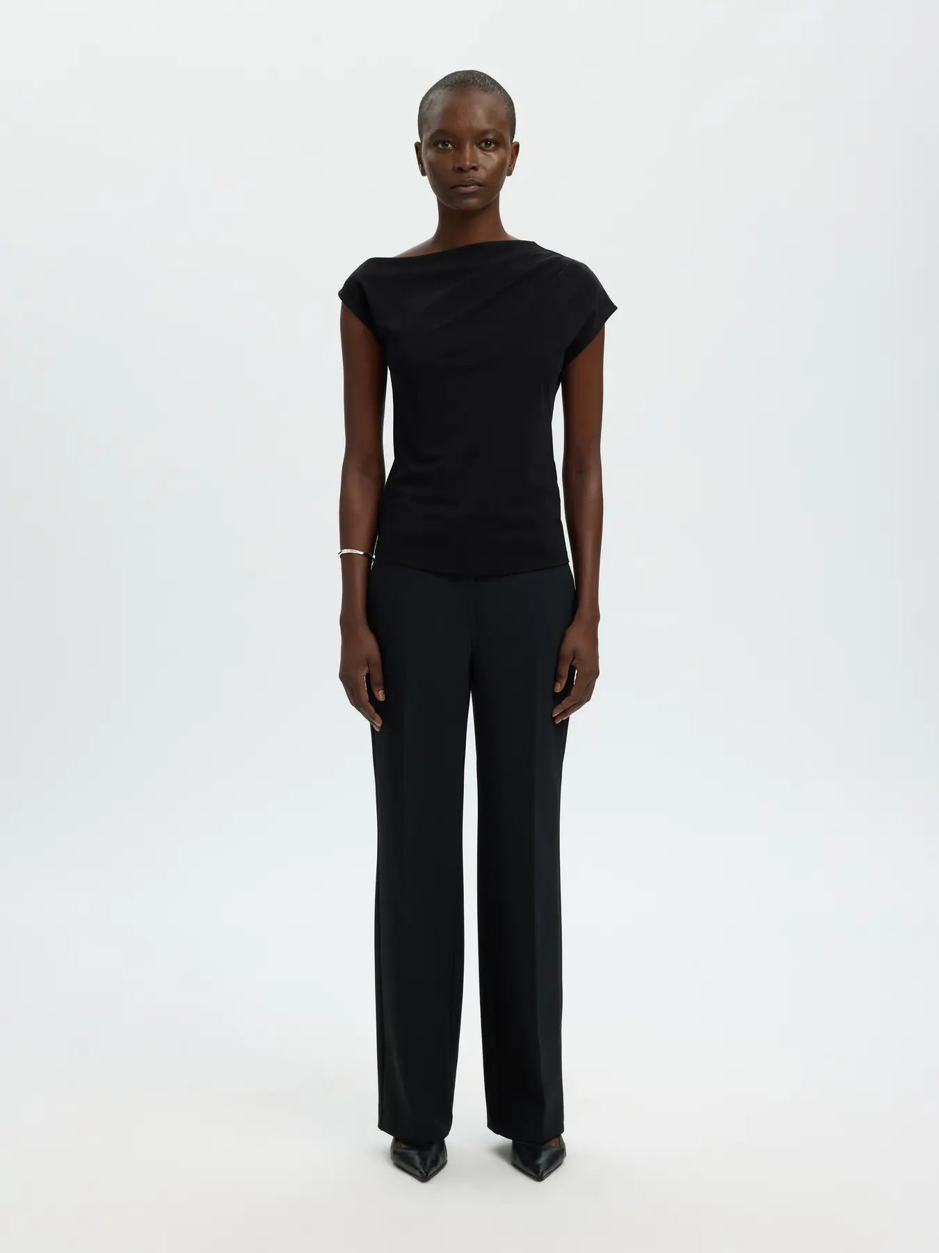 Selected Molly Top - Black