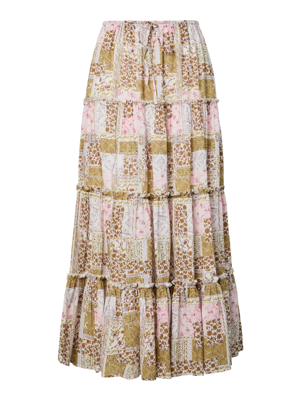 Yas Lori Patchwork Skirt