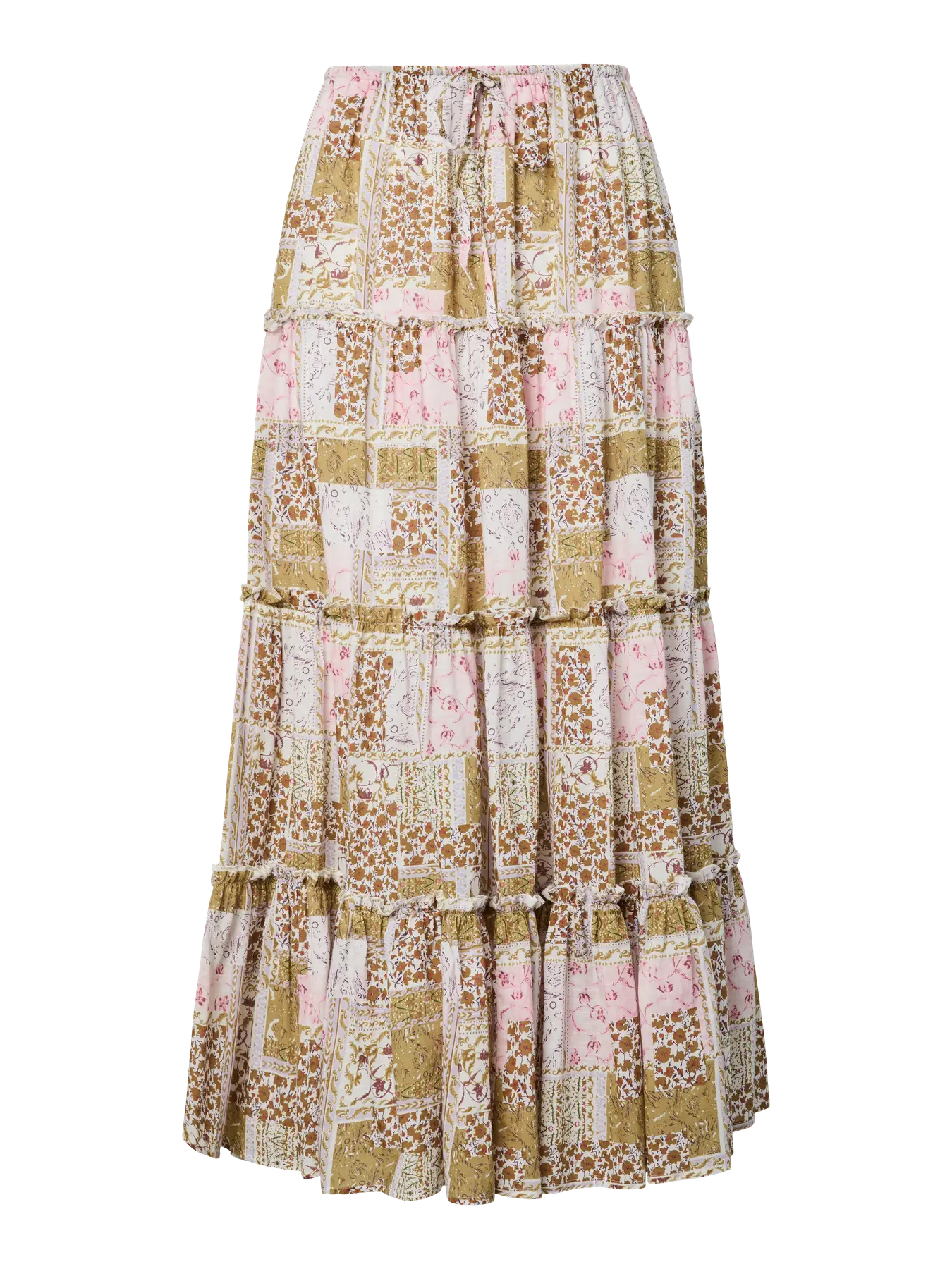 Yas Lori Patchwork Skirt