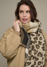 Rino & Pelle Mixtu Scarf - Leopard