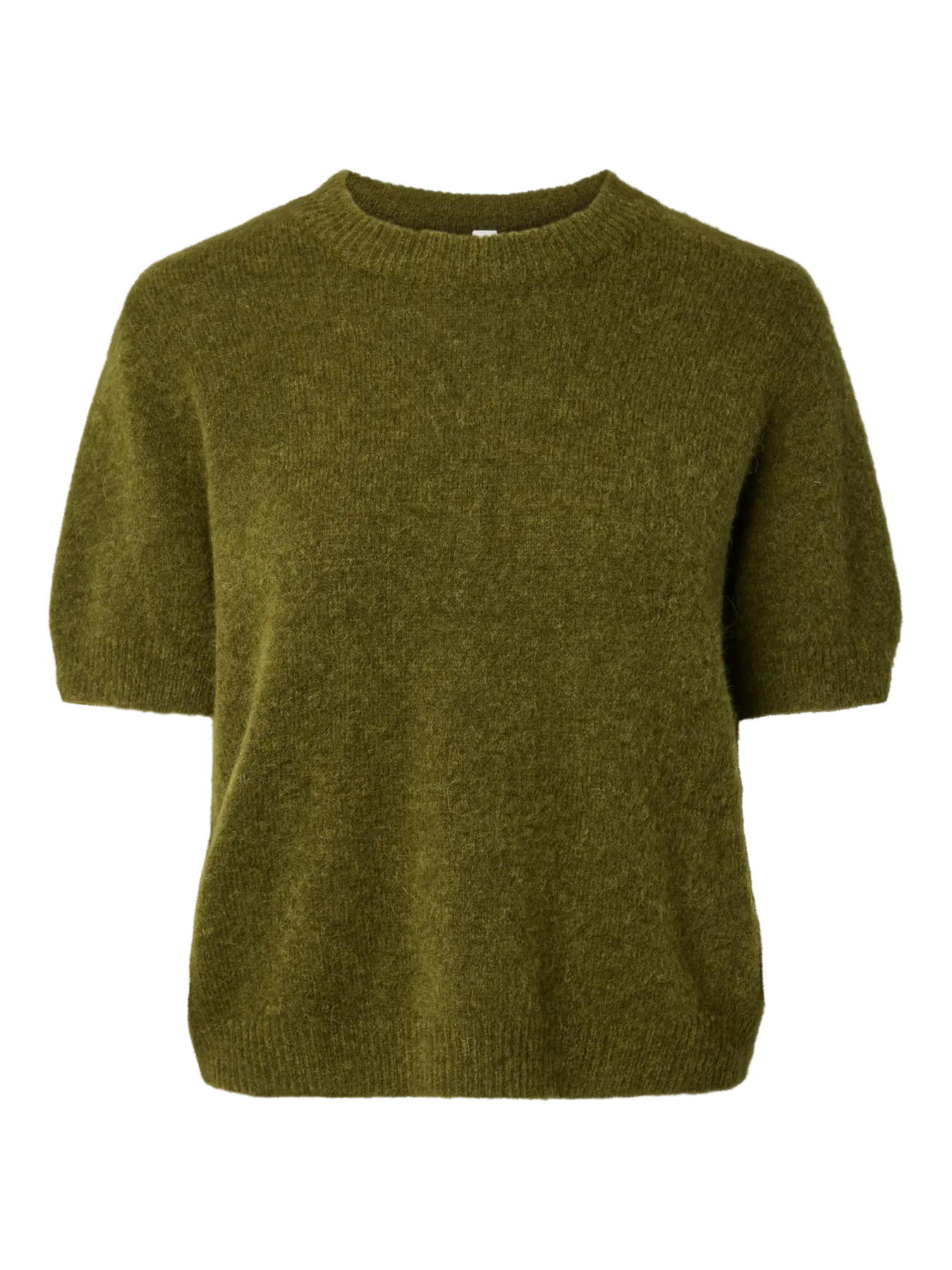 YAS Johi Short Sleeve Knit - Green
