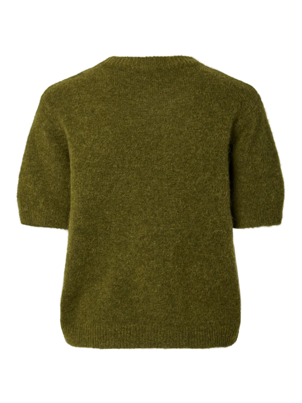 YAS Johi Short Sleeve Knit - Green