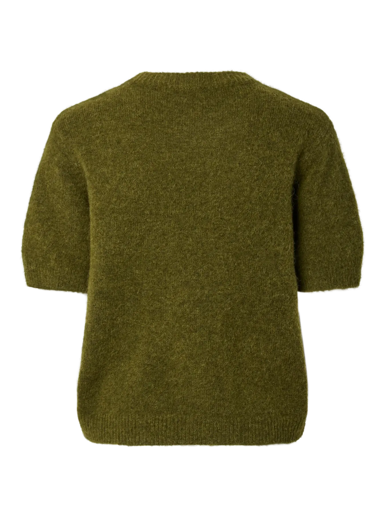 YAS Johi Short Sleeve Knit - Green