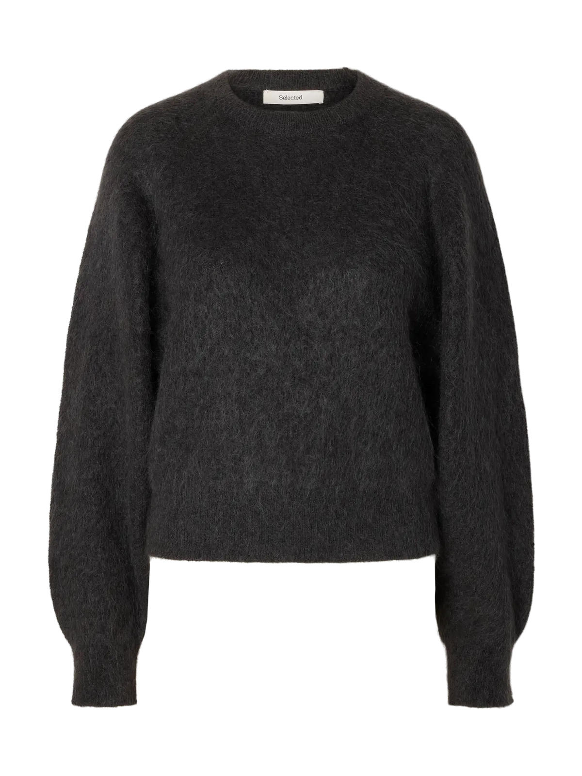 Selected Mira Mohair Jumper - Asphalt